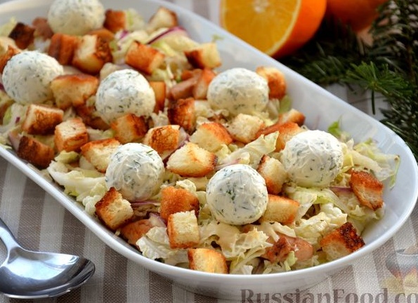 Вкусный салат с курицей «Марта»