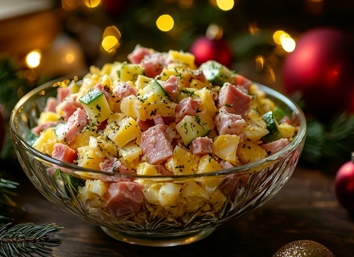 Салат «Неоливье» с курицей