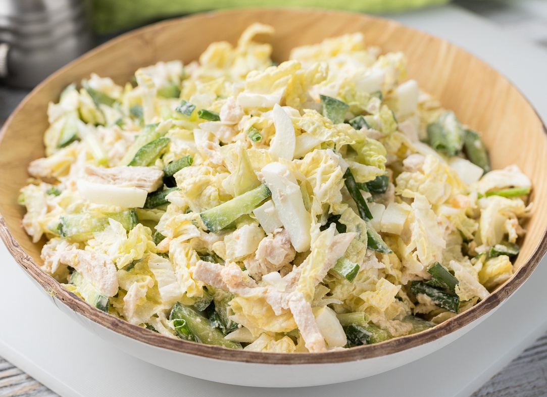 Салат из пекинской капусты с курицей «Пекин»