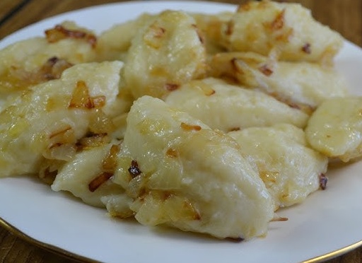 Постные ленивые вареники с картофелем