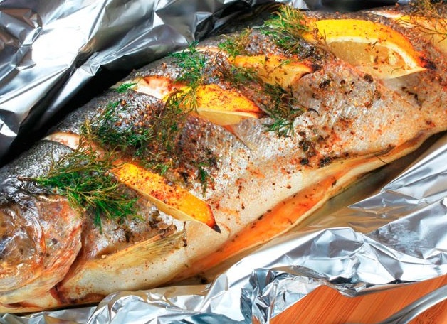Форель запеченная в фольге