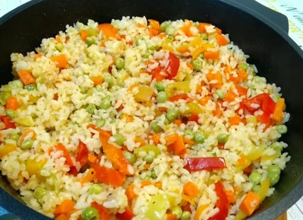 Ризотто с овощами