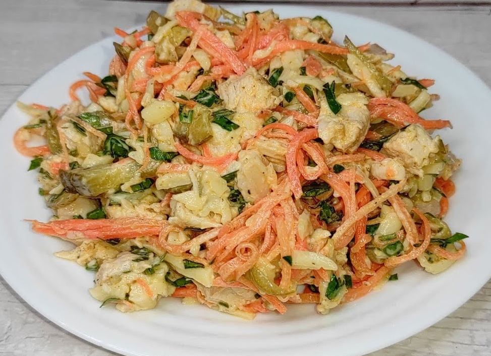 Салат «Лисичка-сестричка»